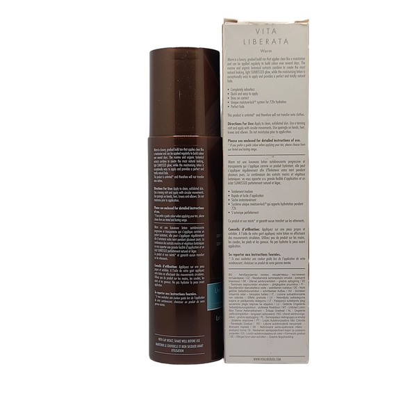 Vita Liberata Warm Gradual Build Untinted Self Tan Lotion Light 6.76 oz - Picture 3 of 8